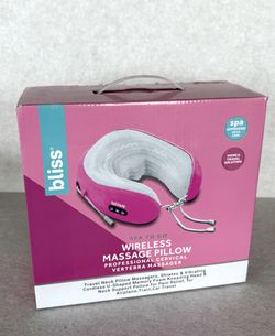 Bliss Wireless Massage Pillow - Pink