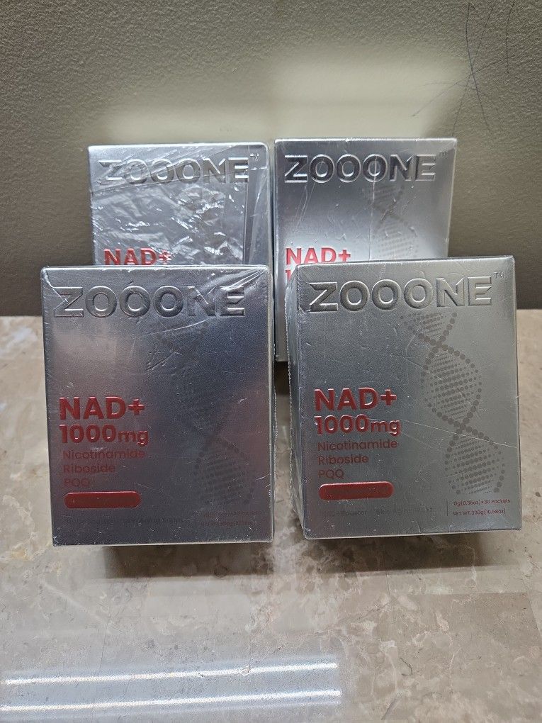 1 BOX OF 30 PACKETS ,Zooone NAD+ 1000MG skin Aging Support