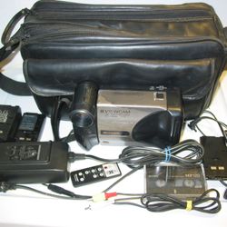 Vintage Sharp ViewCam VL-E32U Video8 Video camcorder 8mm Cassette Playback Tape Player Camera