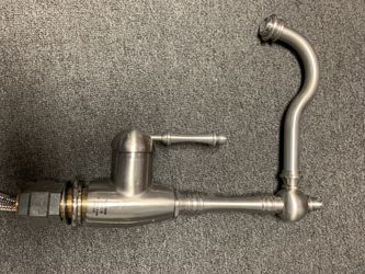 Blanco Grace brushed nickel kitchen faucet with soap dispenser new