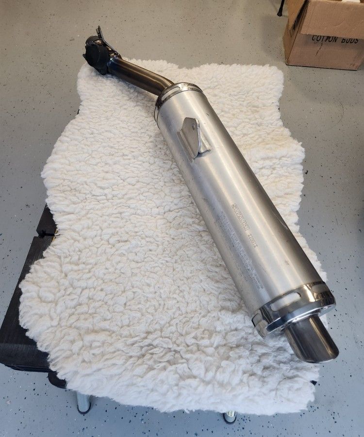 Suzuki Gsxr 600 Gsxr 750 K4 K5 29G1 Oem Standard Exhaust Can Muffler Silencer With 18G1A Titanium Mid Pipe