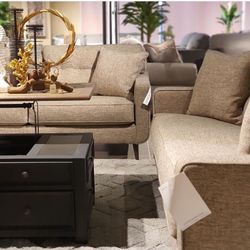 Dahra Jute Living Room Set (SOFA and LOVESEAT