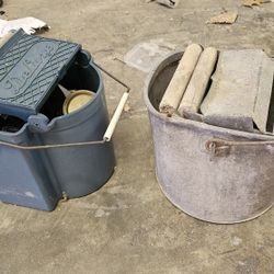 Vintage Mop Buckets