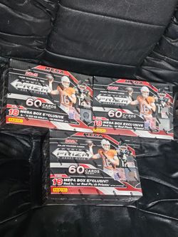 2025 Panini Prizm Draft Picks College Football Mega Box! 3 Box Lot! New Sealed!