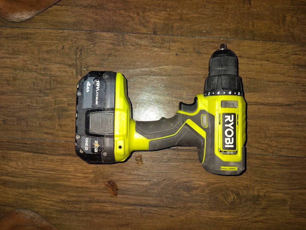 Ryobi One +18v Cordless Drill