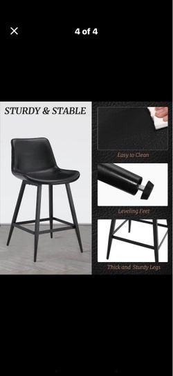 6 counter height bar stools new