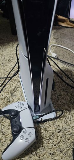 Sony PlayStation 5 Slim Disc Edition Console with extra storage and dual sense controller