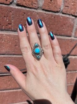 Sleeping Beauty Turquoise Ring