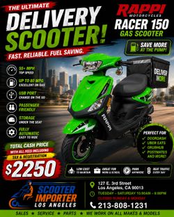 🚚💨 Turn Miles Into Money with the RAPPI Racer 150! 💰