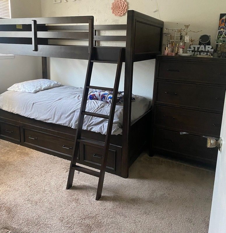 Bunk Bed and Dresser set