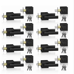 8 Pack Keyed Entry Door Handle And Single Cylinder Deadbolt Door Locks,Matte Black Front Door Handle And Deadbolt Set,Heavy Duty Exterior Door Lever F