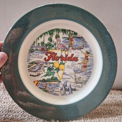 VINTAGE FLORIDA SOUVENIR PLATE