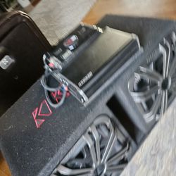 Subwoofer Kicker Solo Baric L7 12/Amplifier