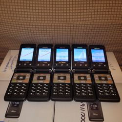 5x Samsung SCH-U320 Haven - (Verizon) - CDMA - FLIP Cell Phone - AS-IS!!!