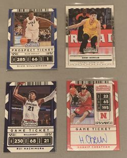 🏀Sleeved 2020 Panini Contenders College Cards Rare Lot🏀