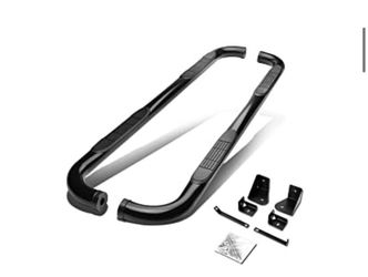 00-04 Dodge Dakota Quad cab running boards - Black