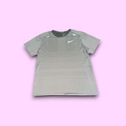 Nike TechKnit Ultra Running Short Sleeve Shirt Top Grey CJ5344-084 Mens XL