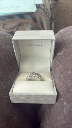 Silver A Cubic Zirconia Diamond Ring