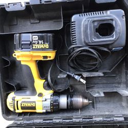 Dewalt hammer drill and 14.4 volt drill