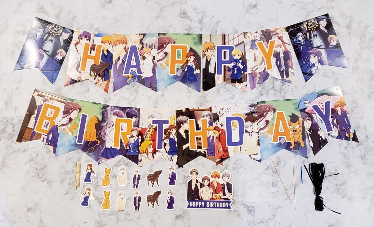 Fruits Basket Anime birthday party decorations
