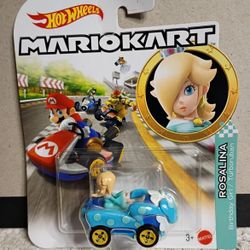 HOT WHEELS MARIO KART ROSALINA BIRTHDAY GIRL/TURBORUBAN 1:64 SCALE RARE & HARD TO FIND NEW