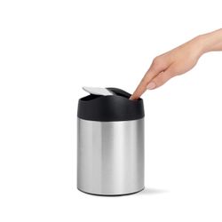 Simplehuman tabletop Mini Bin Stainless