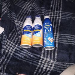 Sunscreen $  2.00 A Can