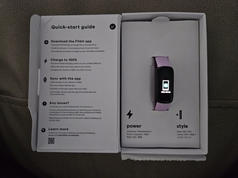 Fitbit Inspire 3 - Lavender 