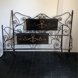 Italian Rod Iron Bed Frame