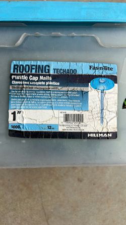 Plastic Cap Roof Nails 