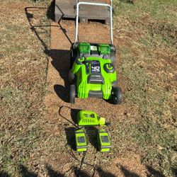 Push Mower GreenWorks Brand 