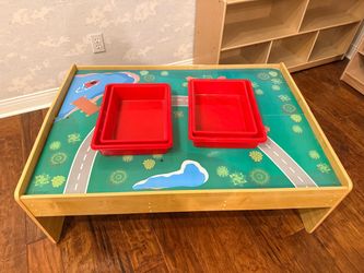 KidKraft Wooden Activity and Train Table,