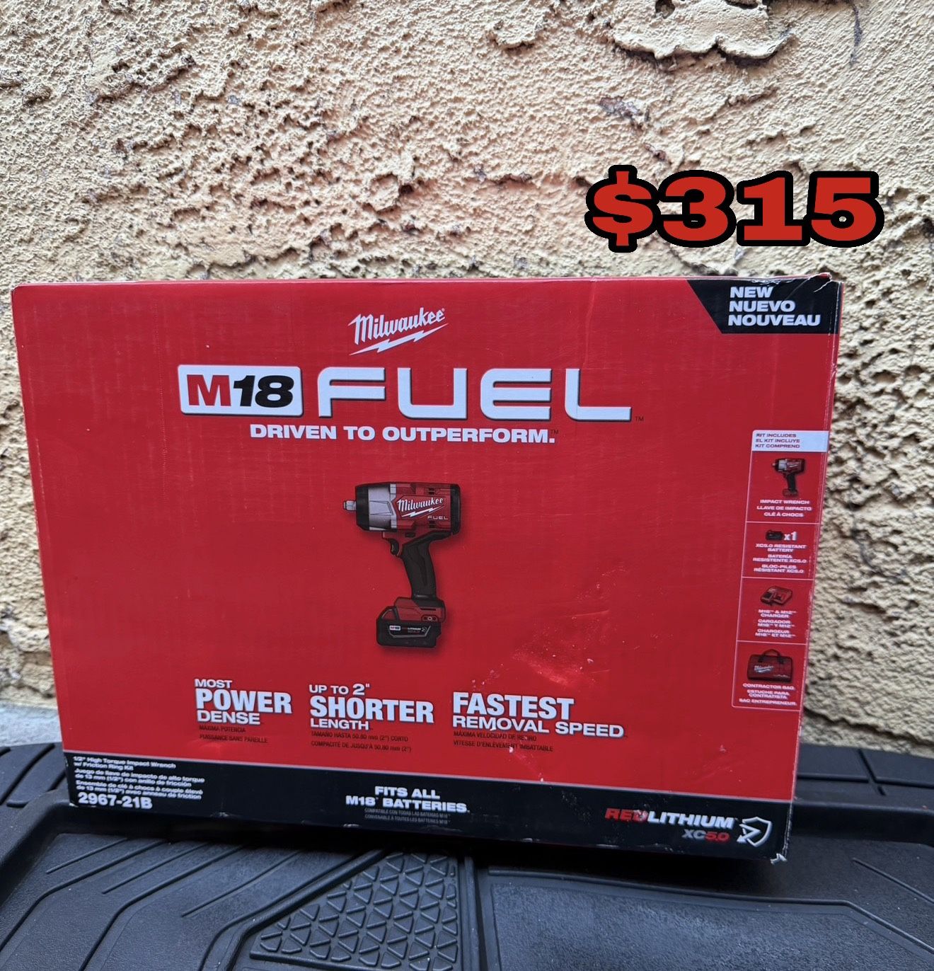 Milwaukee M18 FUEL 1/2" High Torque Impact Wrench w/ Friction Ring Kit 2967-21B