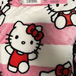 Hello Kitty Blanket Stripes 