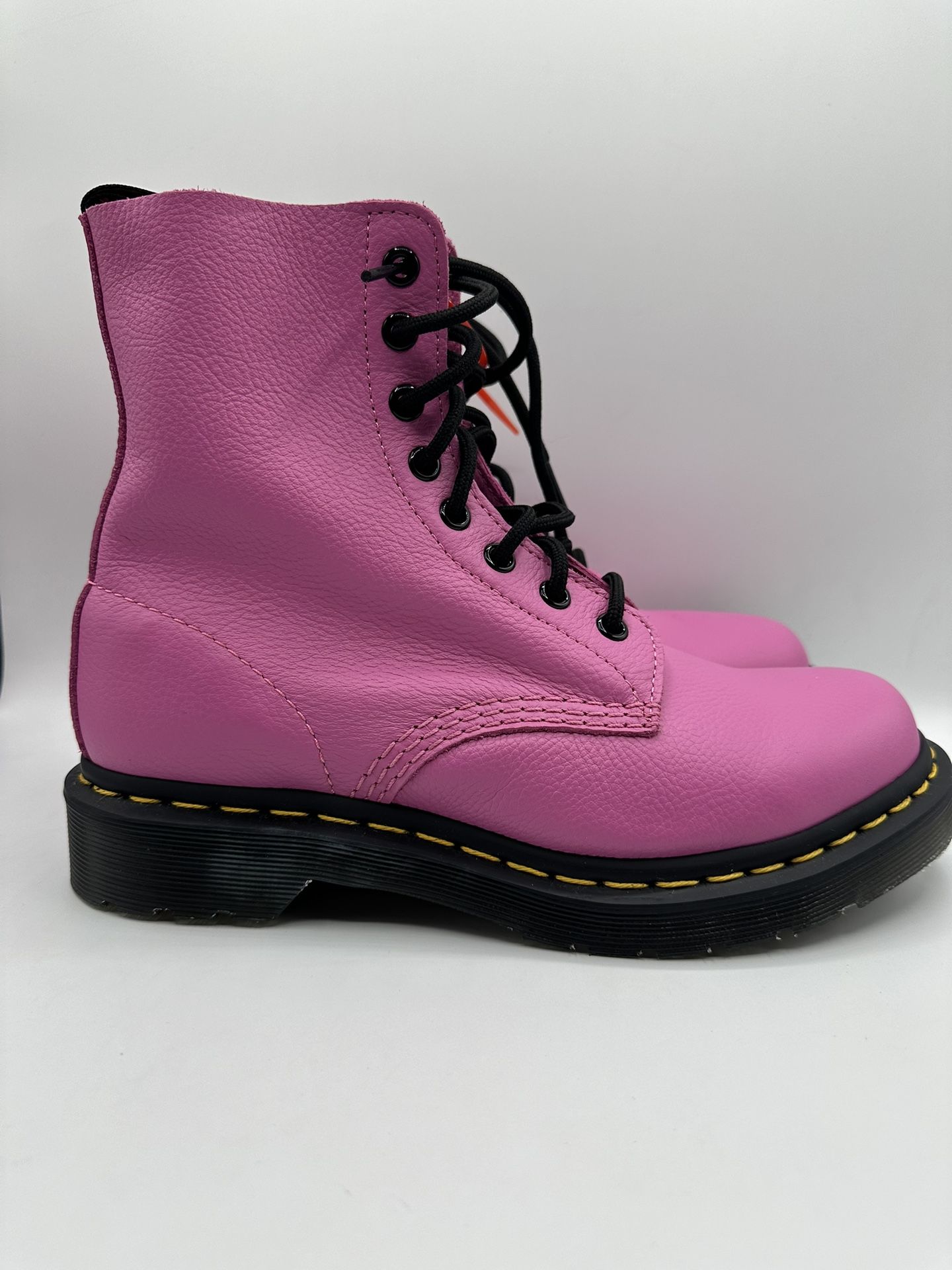 Dr. Martens Pink Lace Up Boots Brand New
