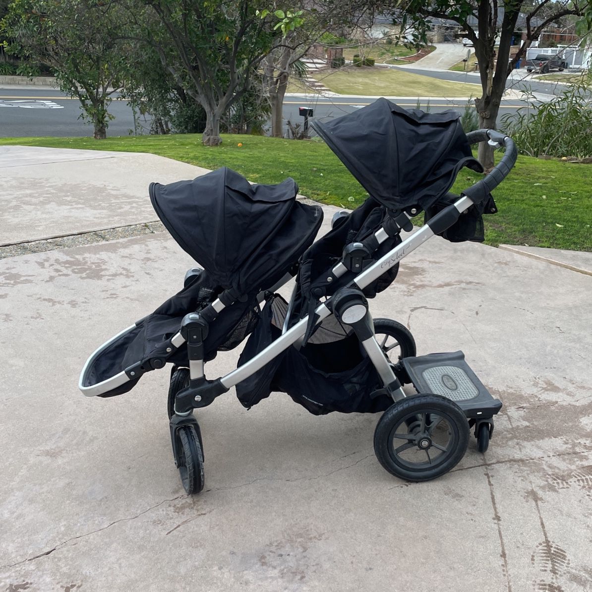 City Select Double Stroller With Glider Board