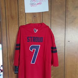 Surprise Sticker With Large Texans Stroud Jersey