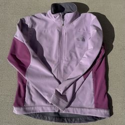 THE NORTH FACE Apex Bionic Softshell Jacket Pink Womens XL Pockets Long Sleeves