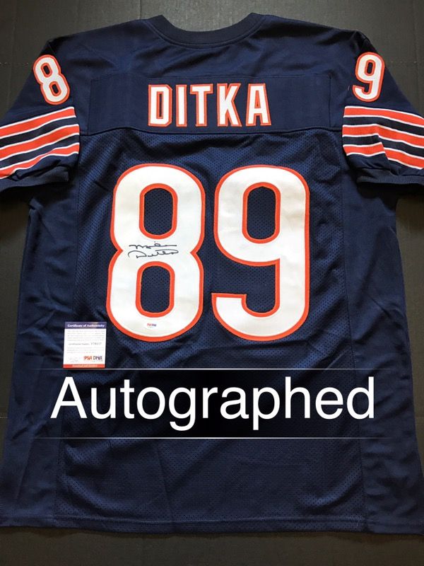 Mike Ditka AUTOGRAPHED Chicago bears jersey w/JSA