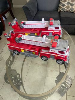 PAW Patrol Marshall Fire Truck Toy x2