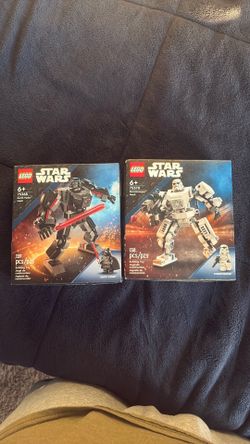 Lego Star Wars Darth Vader and Stormtrooper Mechs