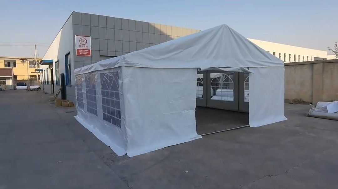 NEW! ONLY SALE! PARTY TENT SIZE 20X40 HEAVY-DUTY PVC or available now 20x20 pvc$1200, 13x26 PVC$900, 16X32PVC $1200