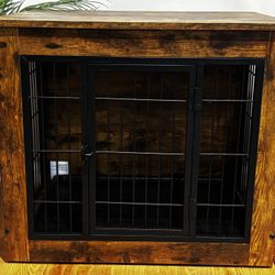 End Table Dog Crate
