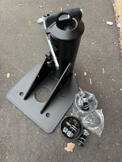 24000lbs Camper RV Trailer 12"-17" Fifth Wheel to Gooseneck Adapter towing Hitch Truck tow