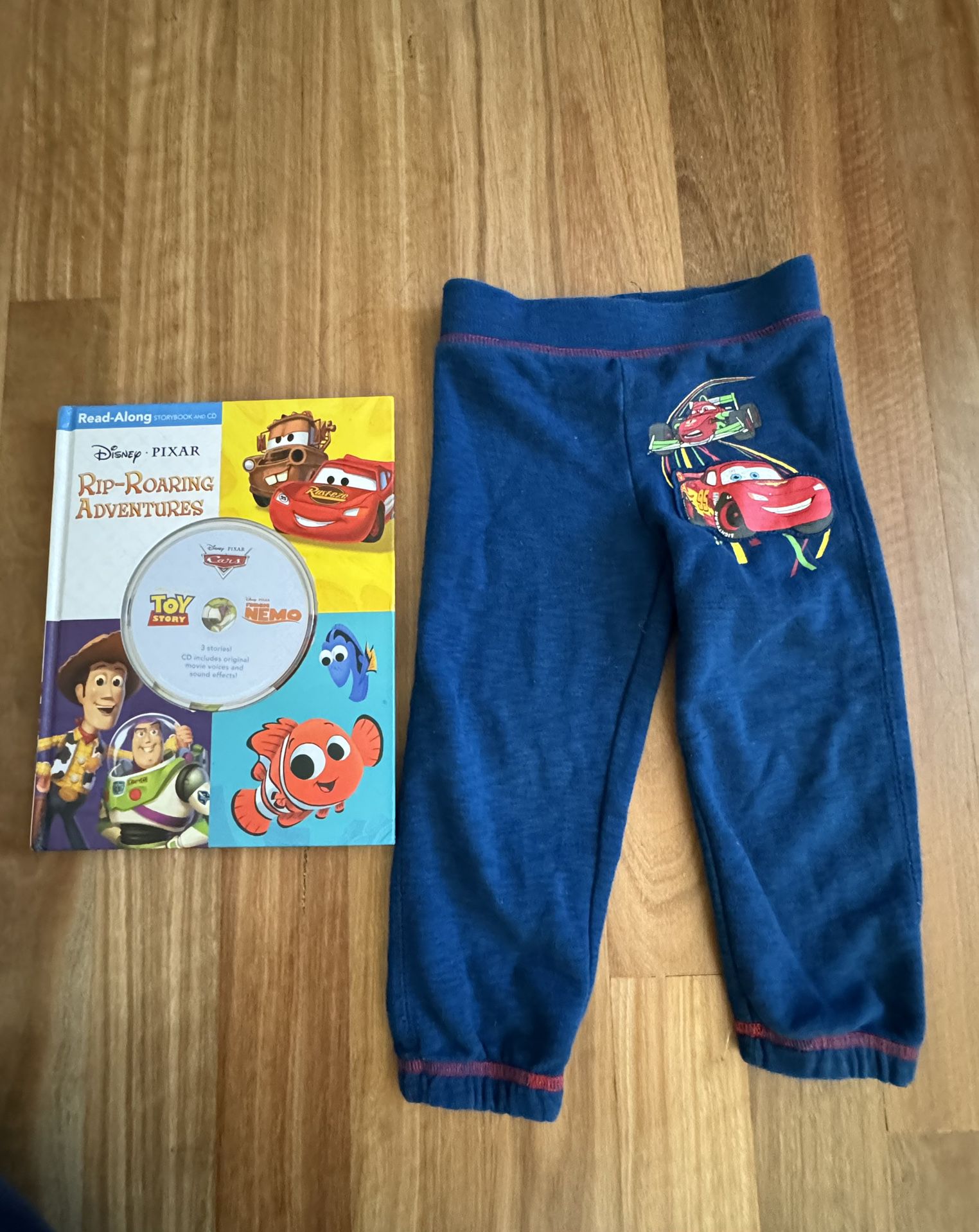Disney Cars 3 Book with CD & 3T sweatpants