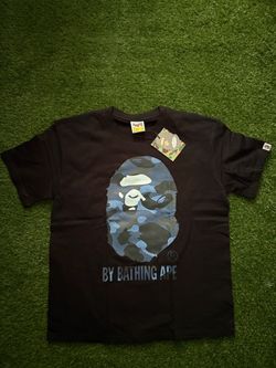 Large blue camo ape shirt