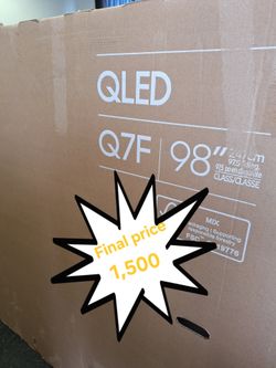 SAMSUNG 98"INCH QLED 4K Q7F