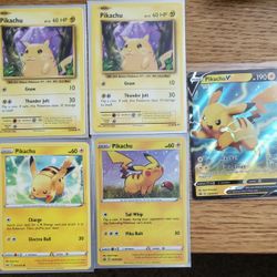 Pokemon Cards Pikachu Lot