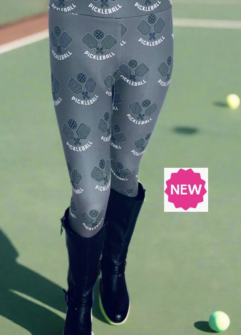 NEW Womens Pickleball Leggings Soft As Lularoe OS/TC