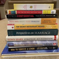 Books!!!! Fitness, Cookbooks, Health, Motivational 